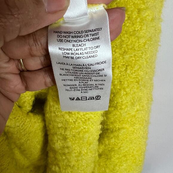 Pilcro by Anthropologie Women's Sherpa Sweater Top Size Large Boho Stretch - Picture 7 of 8